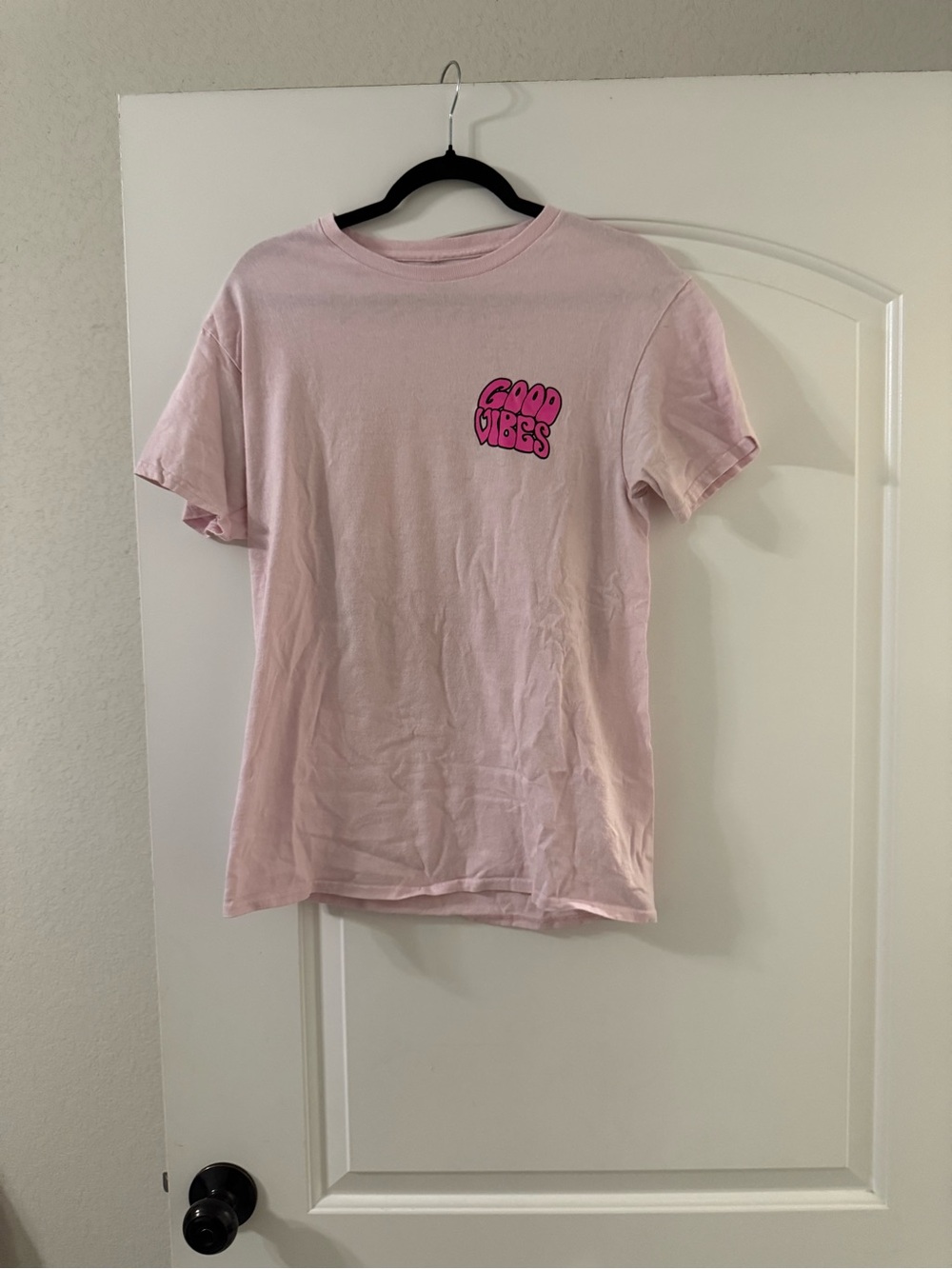 Good Vibes Pink Graphic Tee